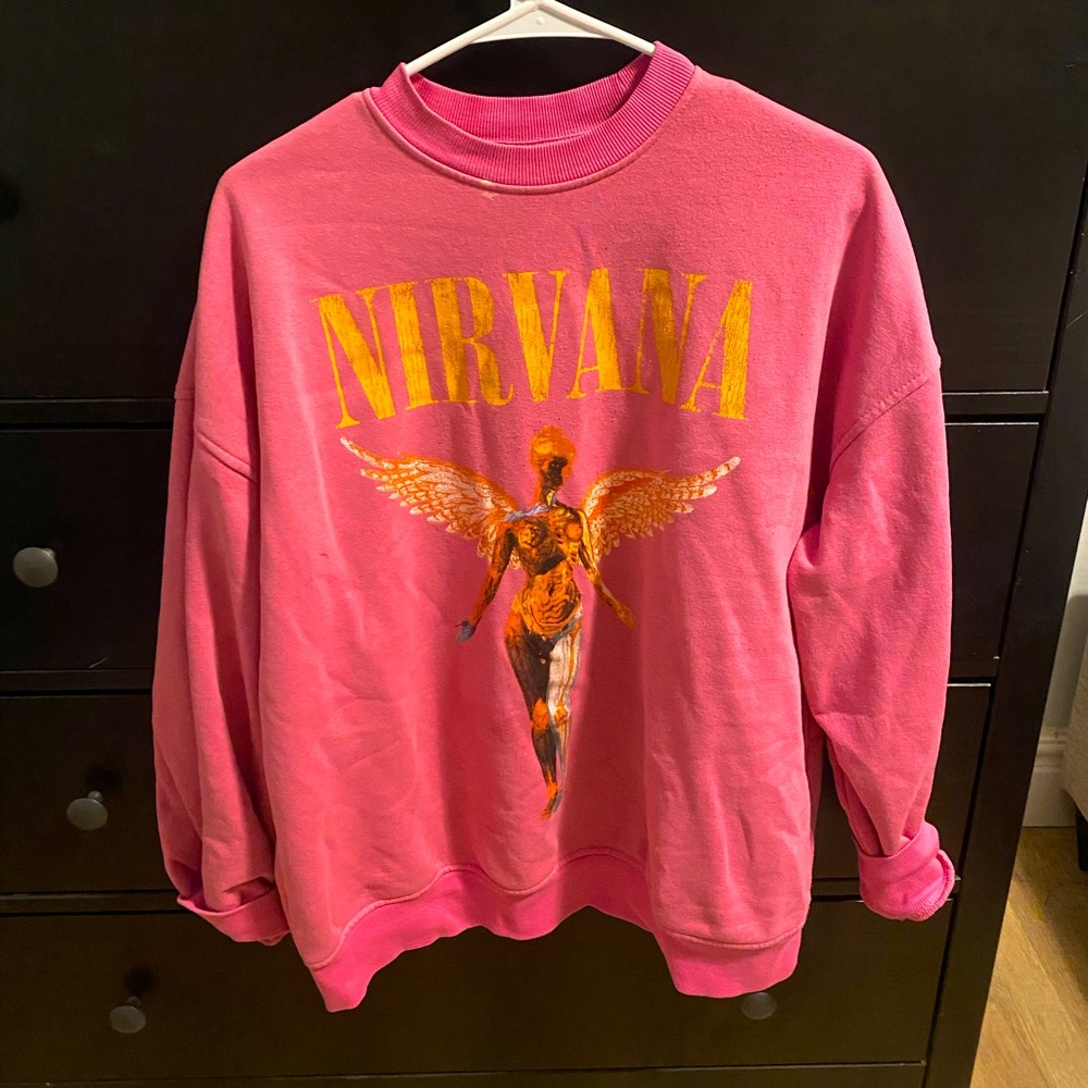 Nirvana crewneck hoodie